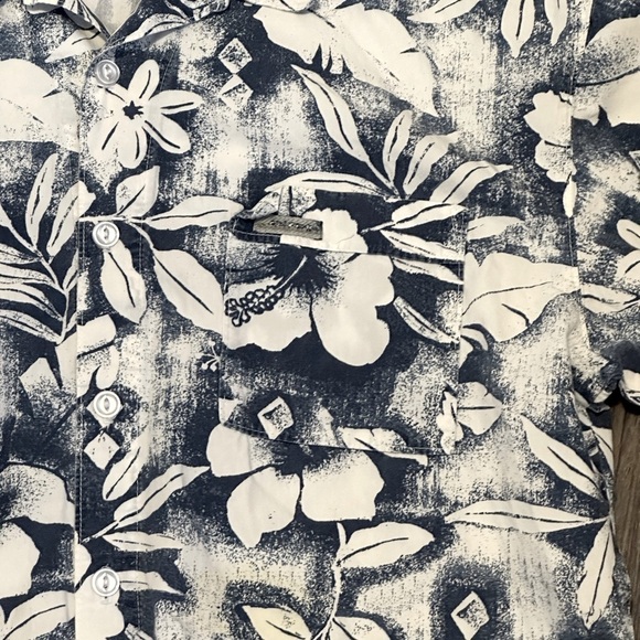 Vintage 90s No Fear Men’s Hawaiian Button Up Short Sleeve Pocket Shirt Size L‍ - Picture 4 of 7